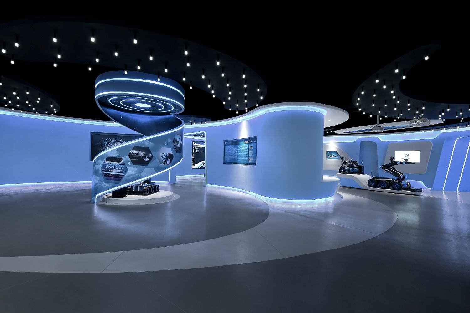 企業展廳設計如何進行合理的空間布局?