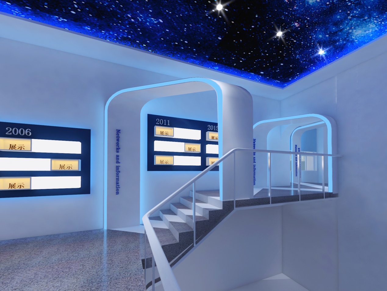 獨具特色魅力的展臺進行空間，吸引學生人流的布局與設(shè)計